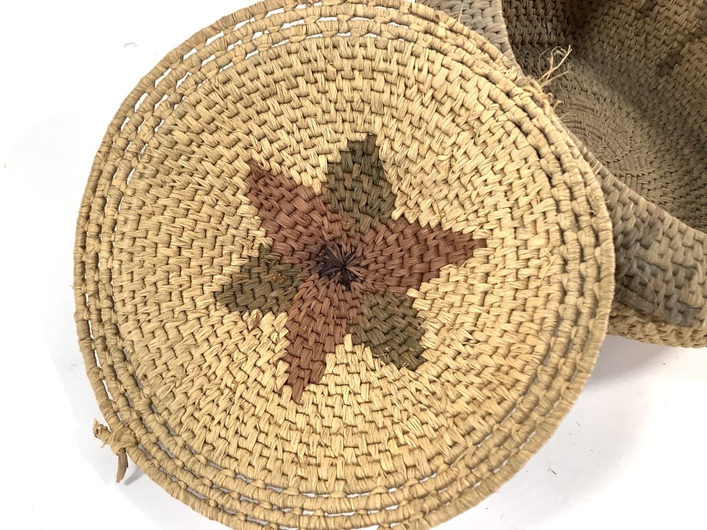 Coiled Storage Basket w/ Attached Lid - 5