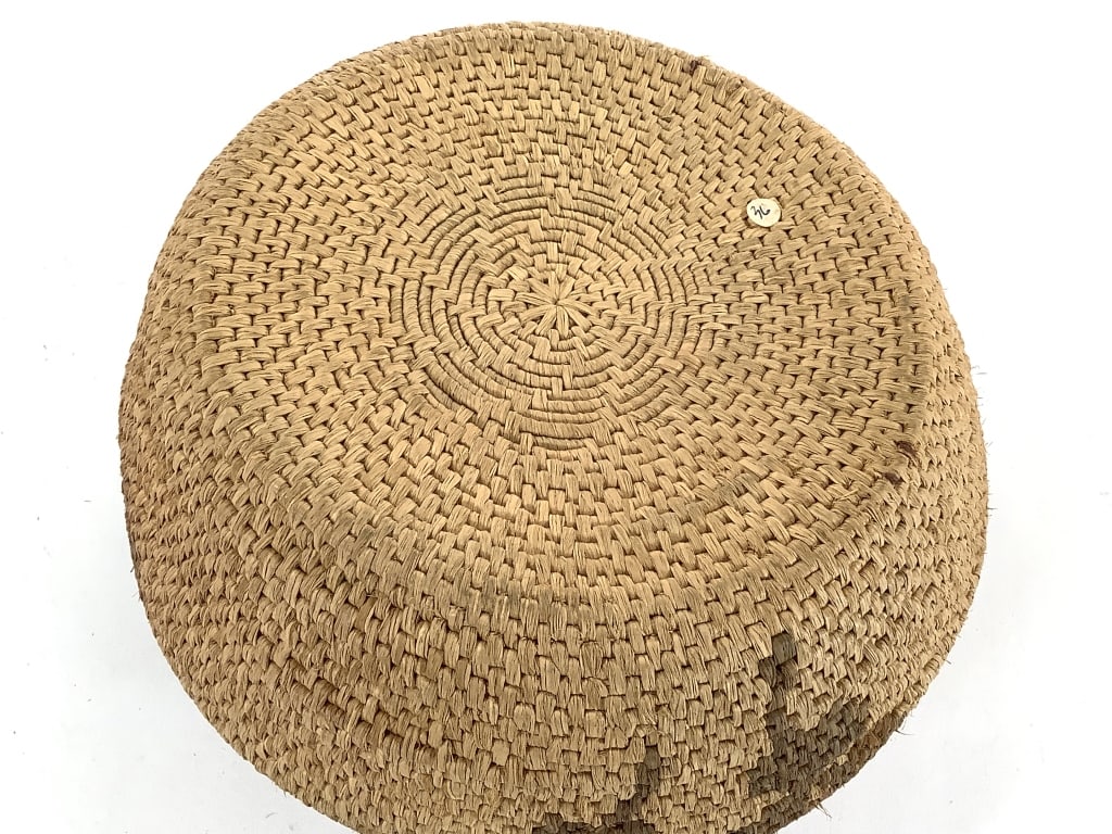 Coiled Storage Basket w/ Attached Lid - 6