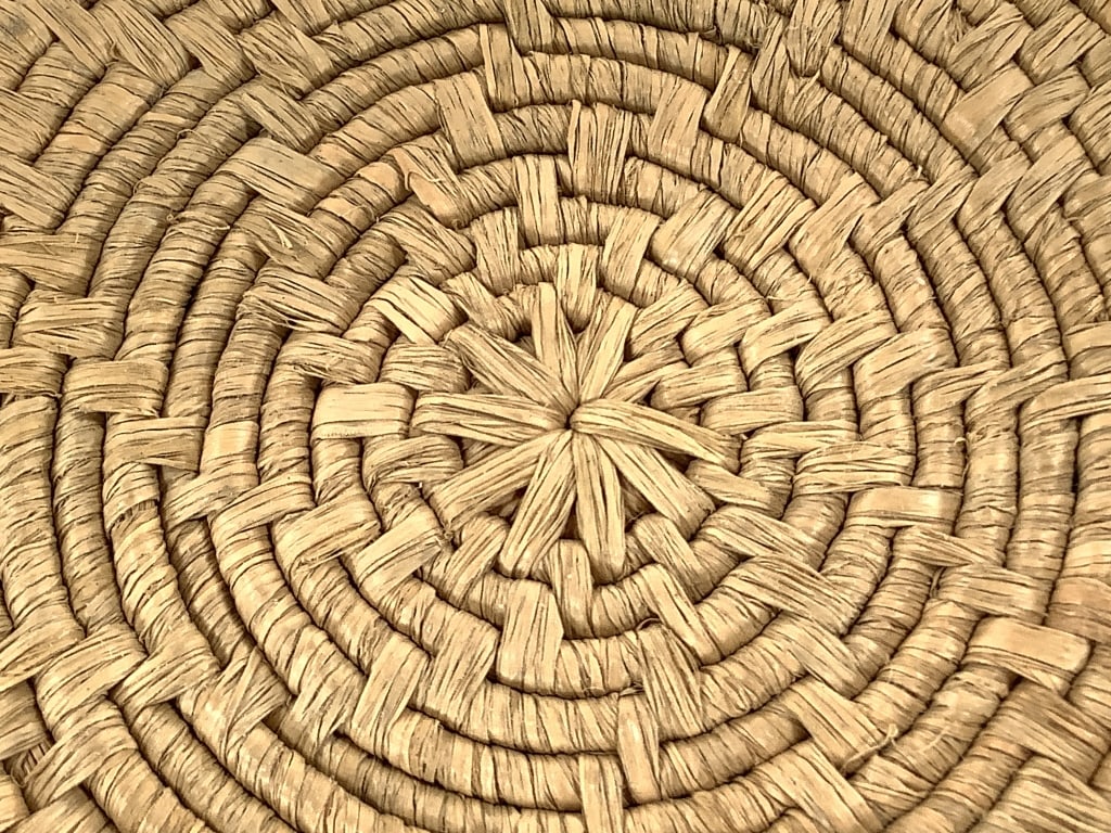 Coiled Storage Basket w/ Attached Lid - 7