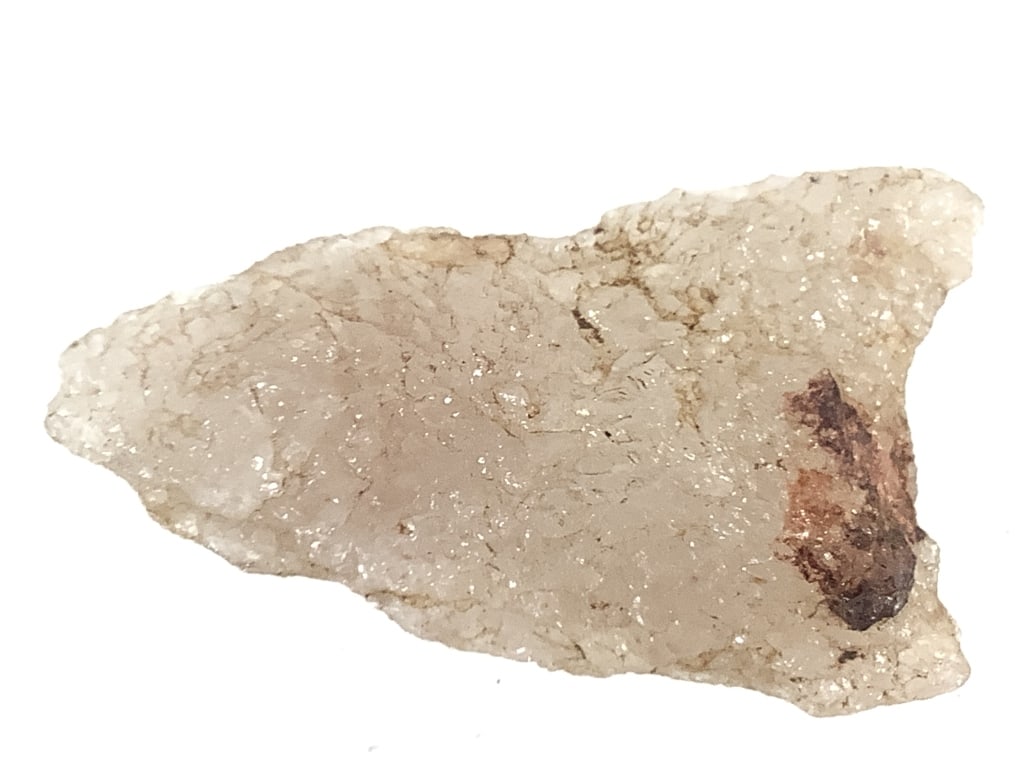 3 Flint Knapped Stone Arrowheads - 6