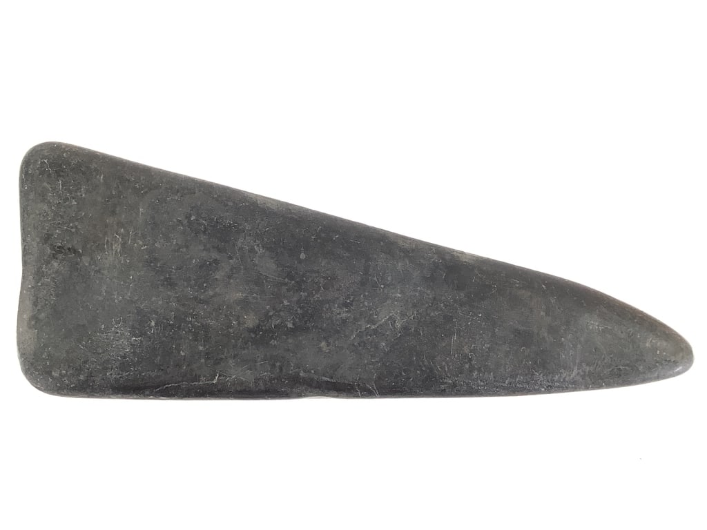 Polished Neolithic Stone Axe Head - 3