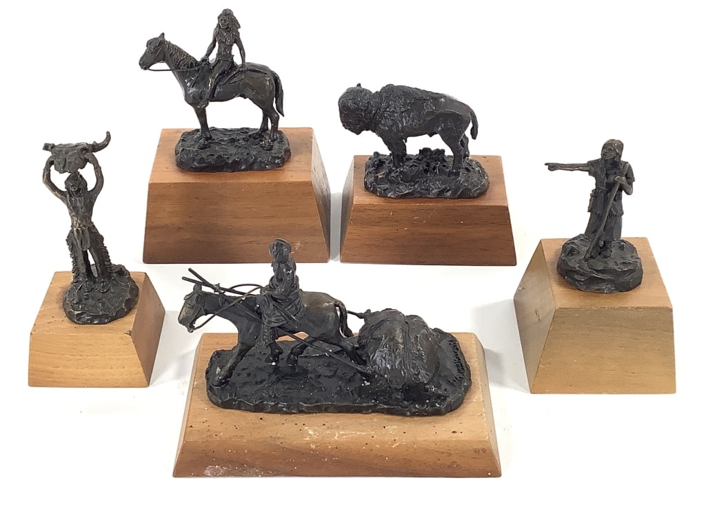 Hallmark Indians of the Plains Bronze Sculptures (1 of 15)