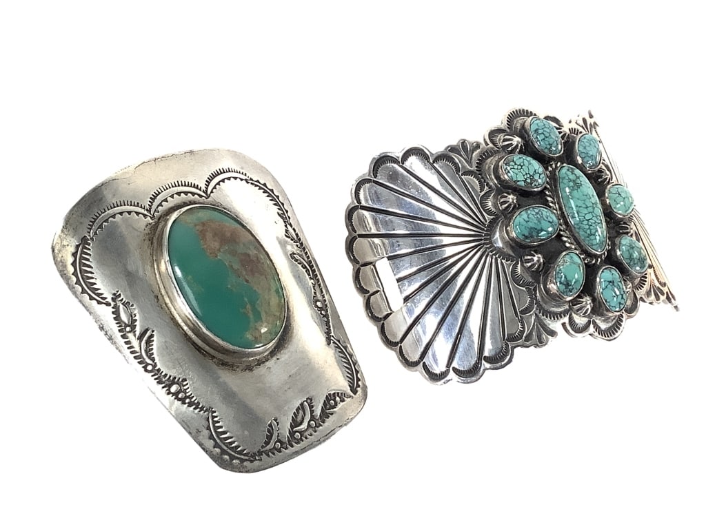 Sterling Bolo & Gary Reeves Bracelet 37.3g TW (1 of 11)