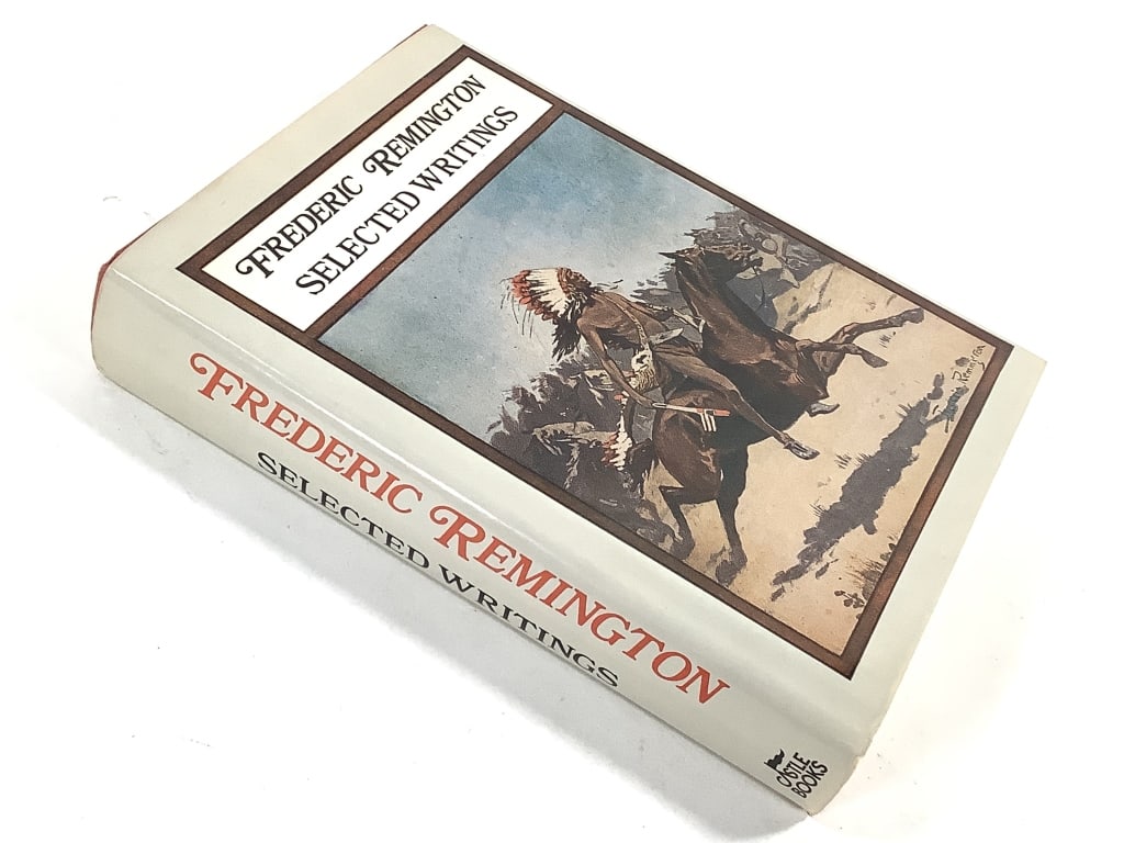 Frederic Remington Selected Writings HB Book: Introduction by Peggy and Harold Samuels. Compiled by Frank Oppel. Front flyleaf has writing from previous owner. Hardback, overall very good condition.