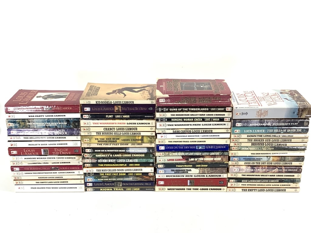 50+ Louis L'Amour Western Paperback Novels (1 of 5)