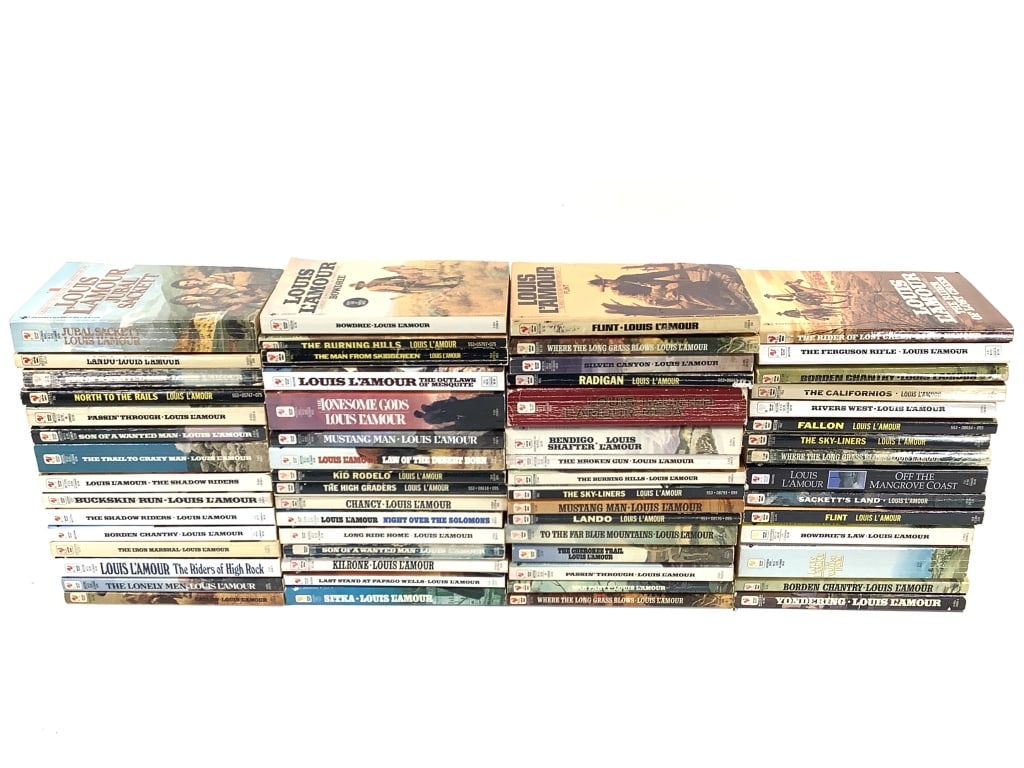 50+ Louis L'Amour Western Paperback Novels (1 of 5)