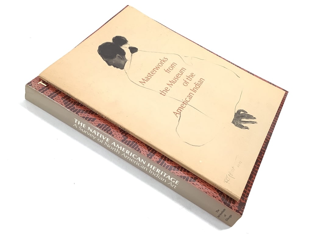 Native American Art & Heritage PB Books: 2 total, both paperback. Very good condition, fully intact.