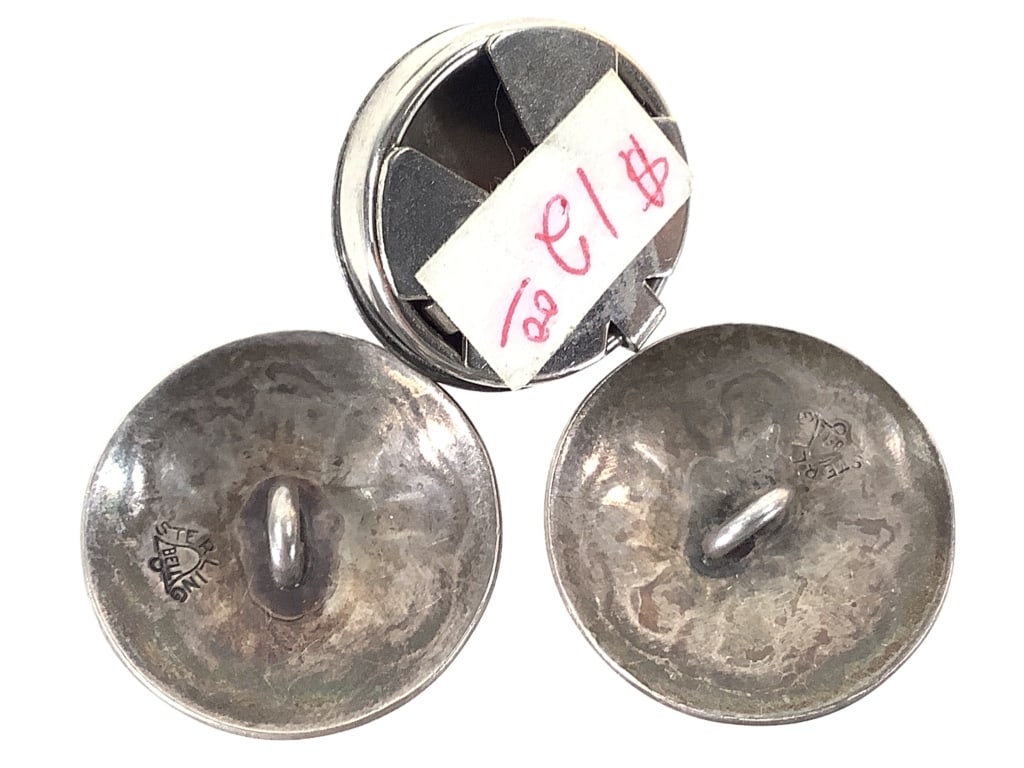 Buttons & Button Covers Turquoise Sterling - 5