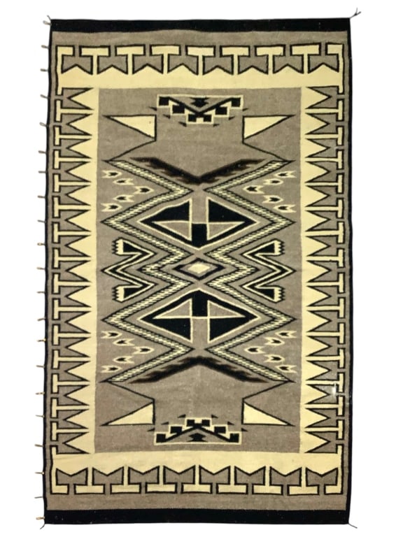 Vtg Geometric Native Style Hanging Tapestry (1 of 7)