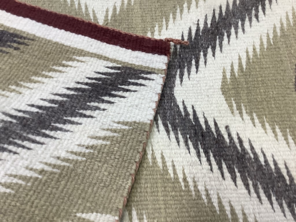 Vtg Navajo Weaving Small - 4