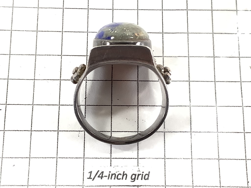 Unmarked Lapis Ring 11.5g TW - 5