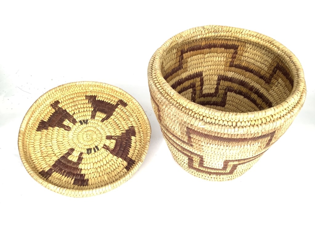 Papago Lidded Basket - 3