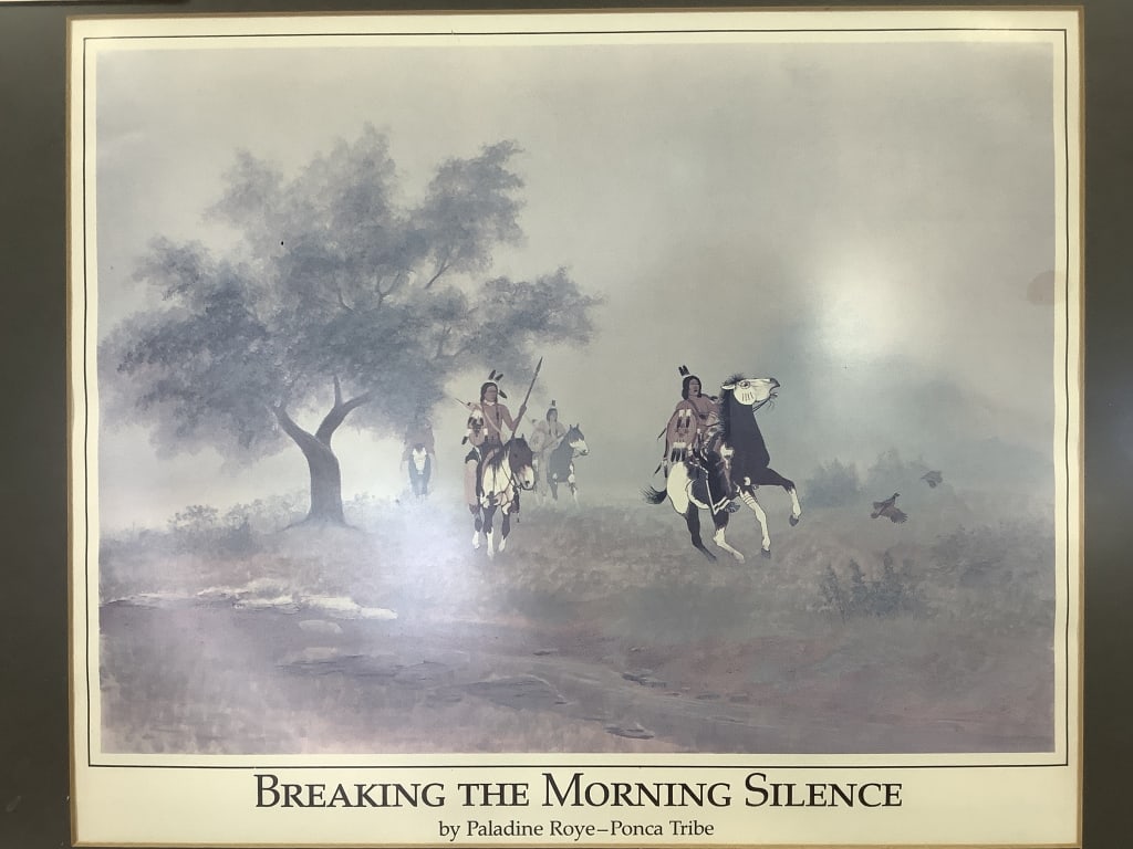 Framed Native American Print - 2