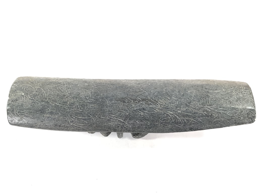 Cherokee Spider Effigy Pipe & Stone Gorget - 6