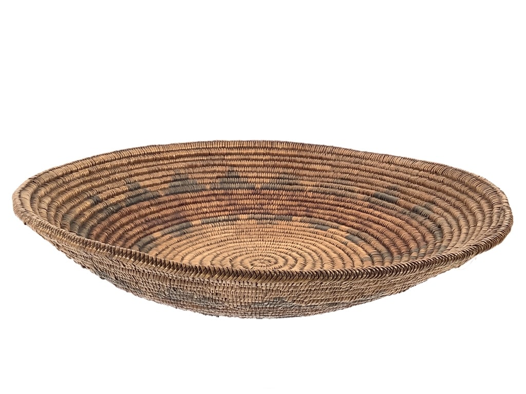Coiled Polychrome Basket Bowl (1 of 5)