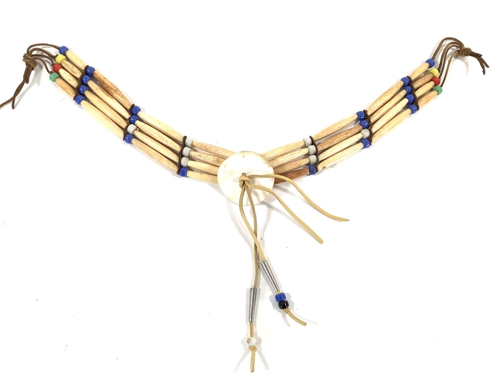 Antler Shell Beaded Necklace - 2