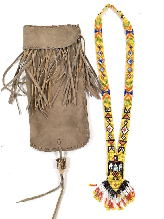 Beaded Necklace W/ Memorabilia - 5