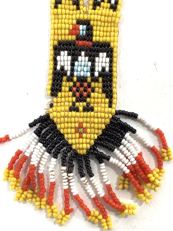 Beaded Necklace W/ Memorabilia - 7