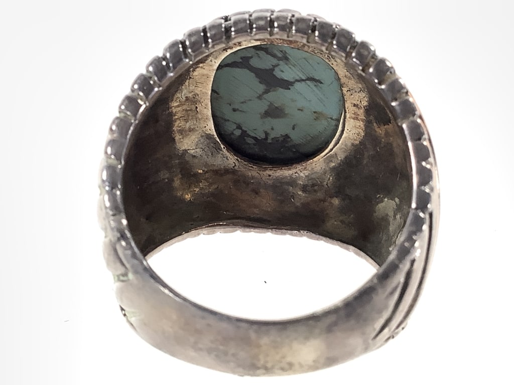 Sterling Turquoise Ring 11.9g TW - 4