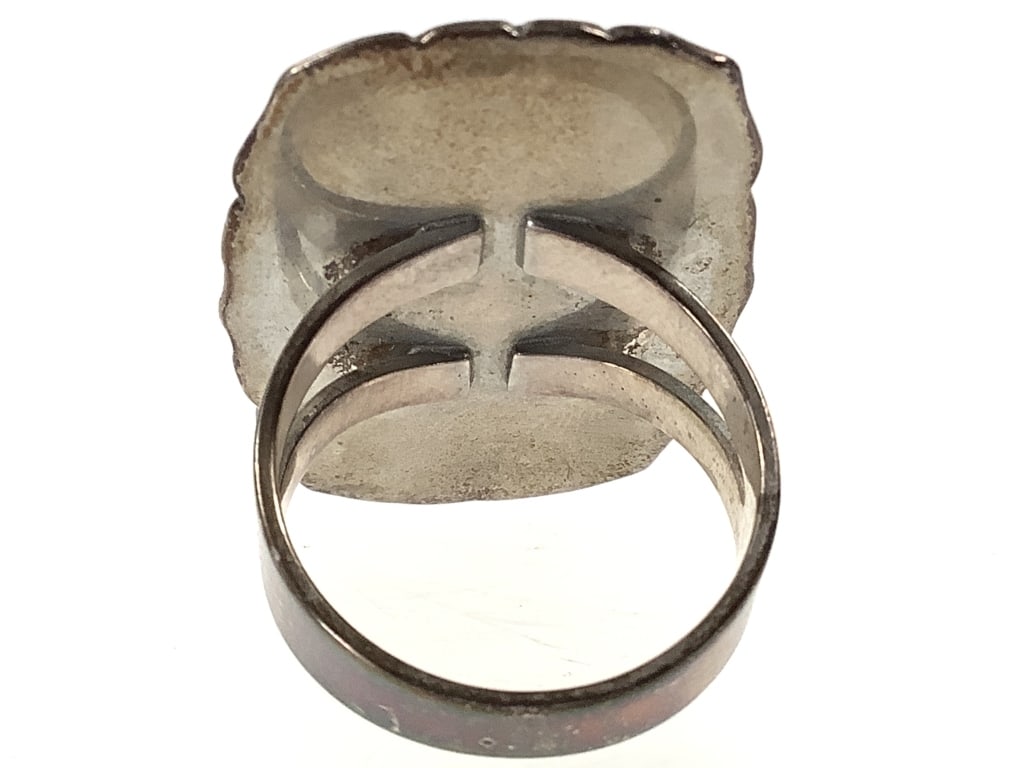 Sterling Micro-mosaic Ring 14.6g TW - 5