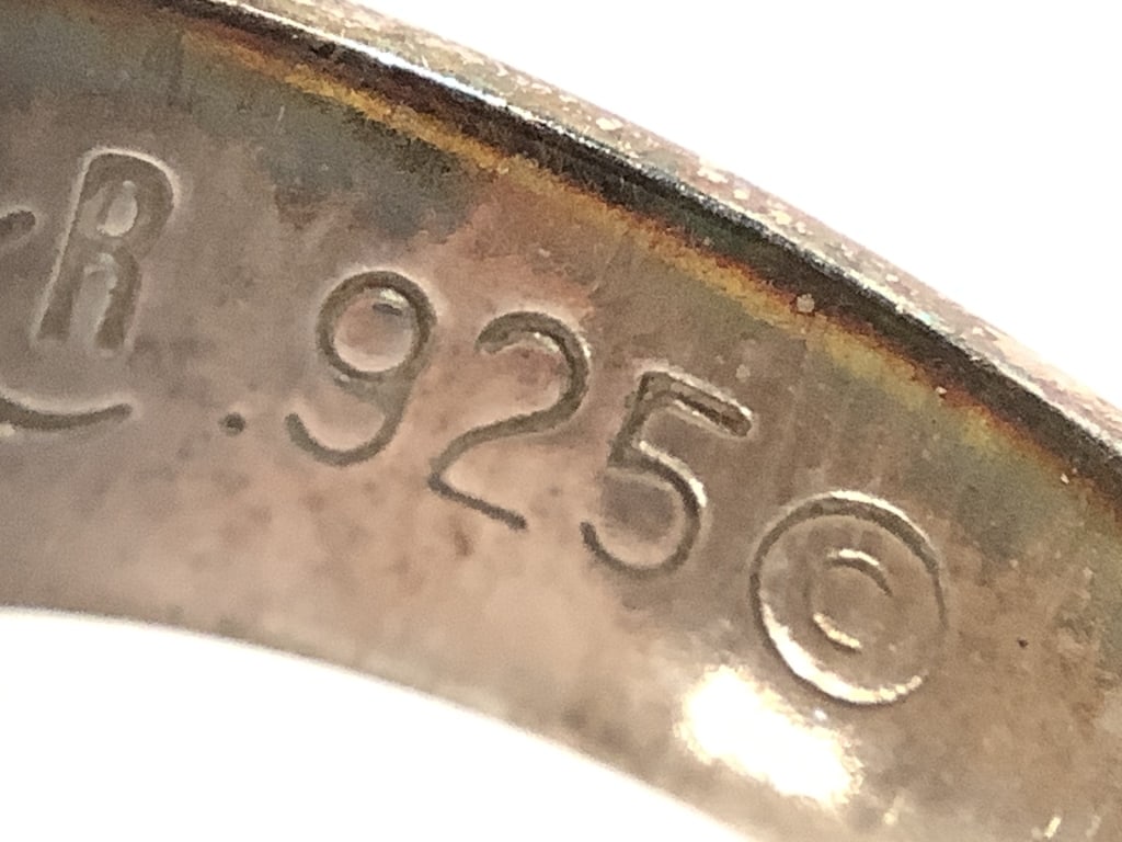 Sterling Micro-mosaic Ring 14.6g TW - 6