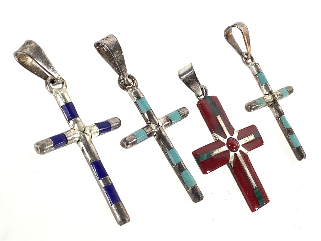 4 Sterling Crosses 9.8g TW (1 of 8)