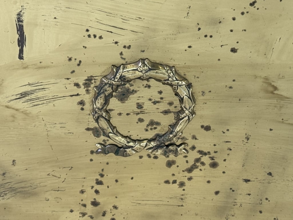 Small Brass Fire Screen - 4
