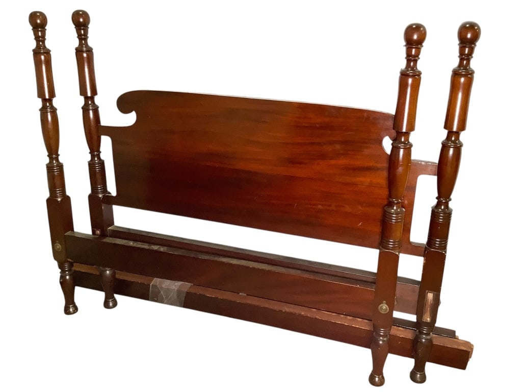 Margolis Colonial Revival Solid Mahogany Bed Frame (1 of 4)
