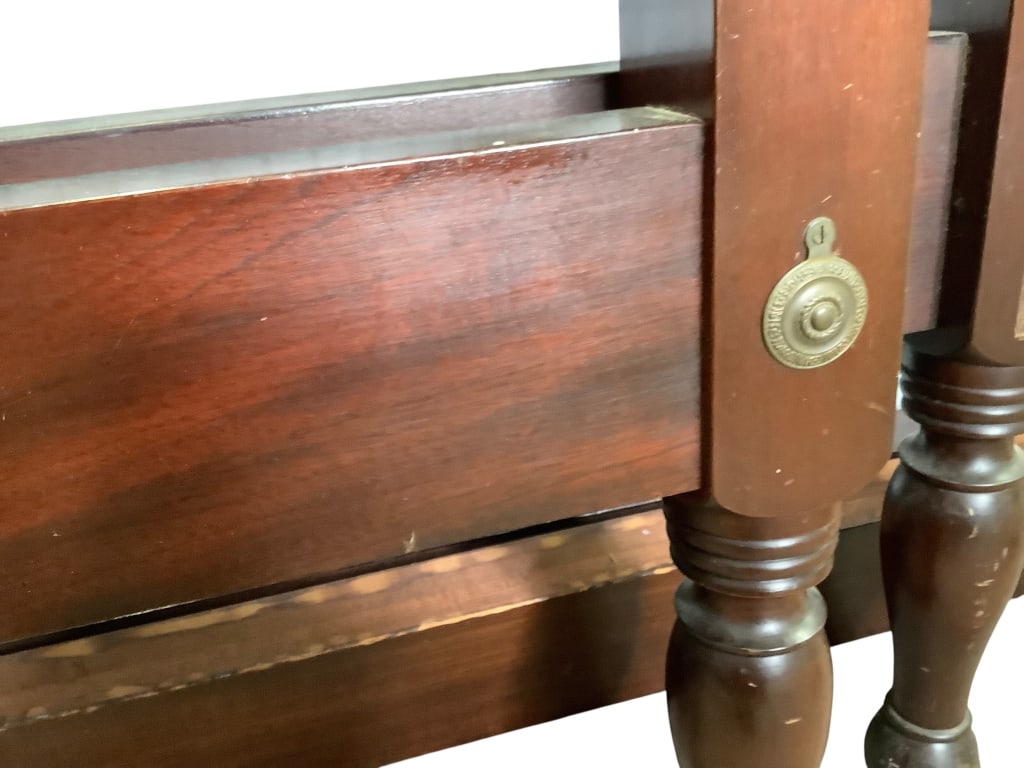 Margolis Colonial Revival Solid Mahogany Bed Frame - 3