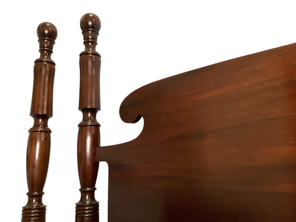 Margolis Colonial Revival Solid Mahogany Bed Frame - 4
