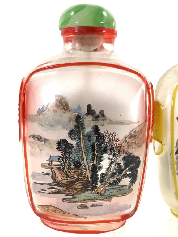 Reverse Hand-Painted Chinese Snuff Bottles - 2