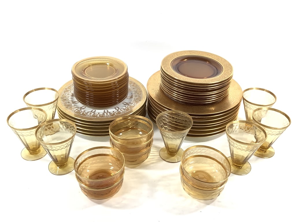 Heinrich & Co. Bavaria Ceramic / Glass Dinner Set (1 of 20)