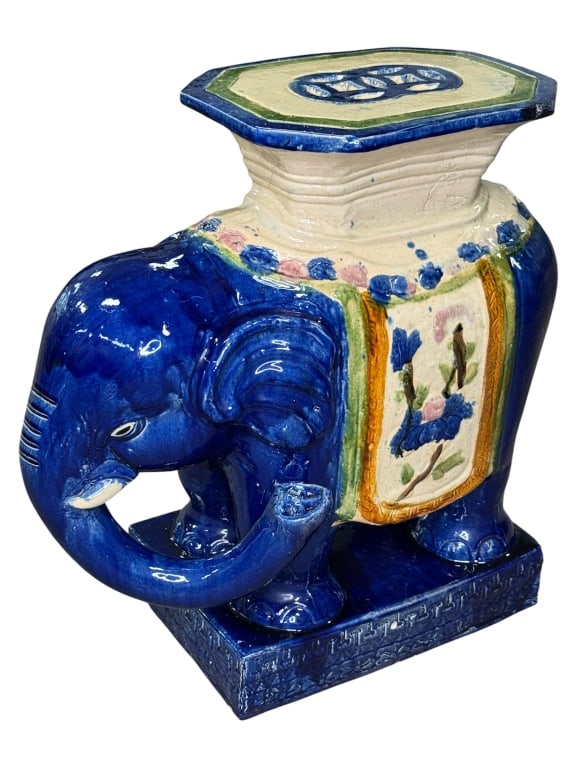 Ceramic Elephant Chinese Garden Table (1 of 9)