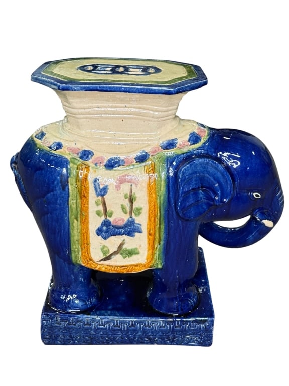 Ceramic Elephant Chinese Garden Table - 3