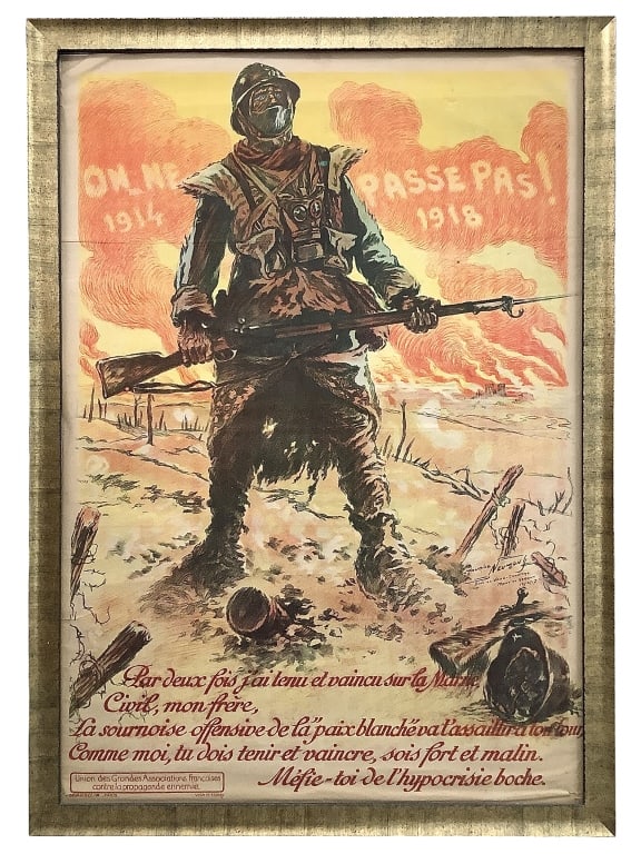 1918 Maurice Neumont French WWI Poster (1 of 6)