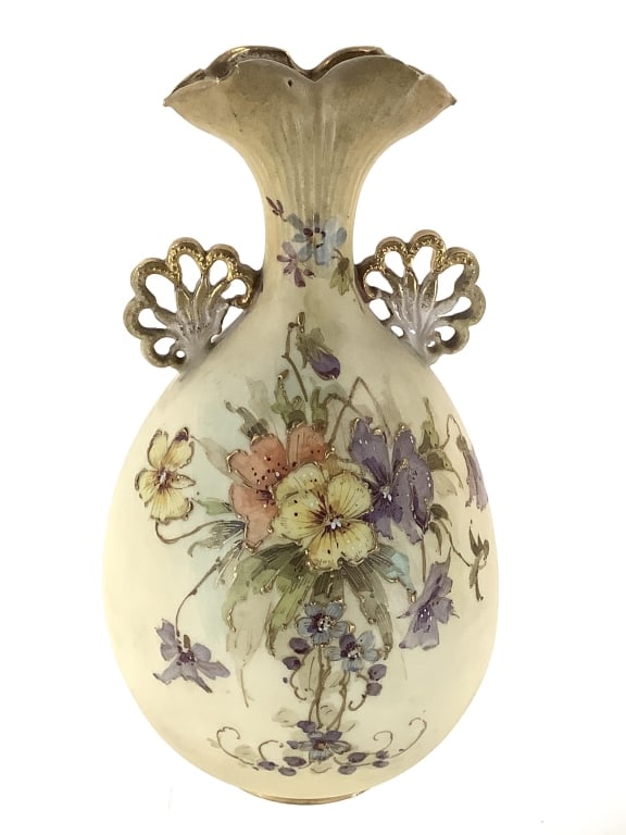 Turn Teplitz Bohemia Art Nouveau Vase (1 of 10)