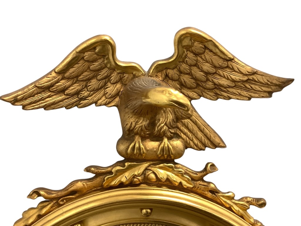 Margolis Gilt Eagle Convex Mirror - 3