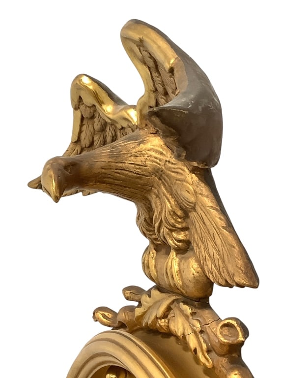 Margolis Gilt Eagle Convex Mirror - 4