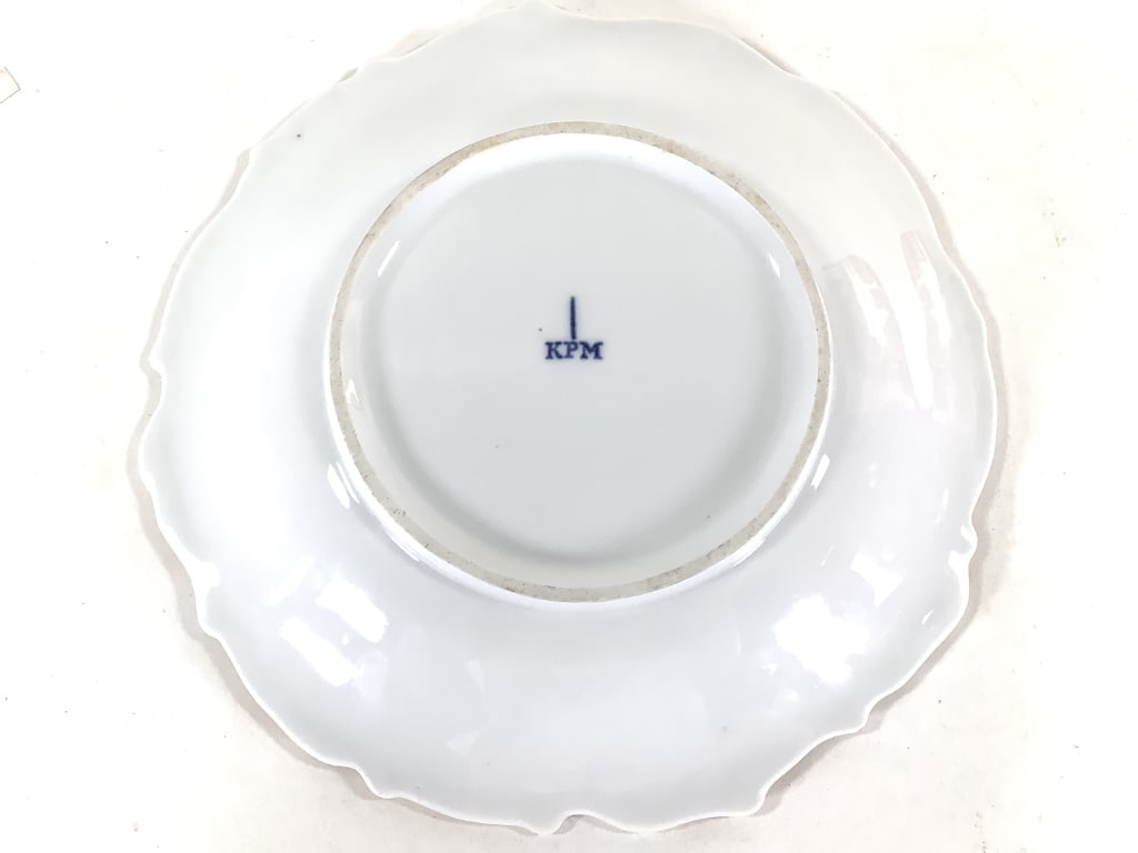 KPM Berlin Gilded Leaf Plate - 5