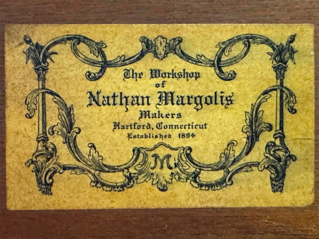 Nathan Margolis Figured Mahogany Drop Leaf Table - 2