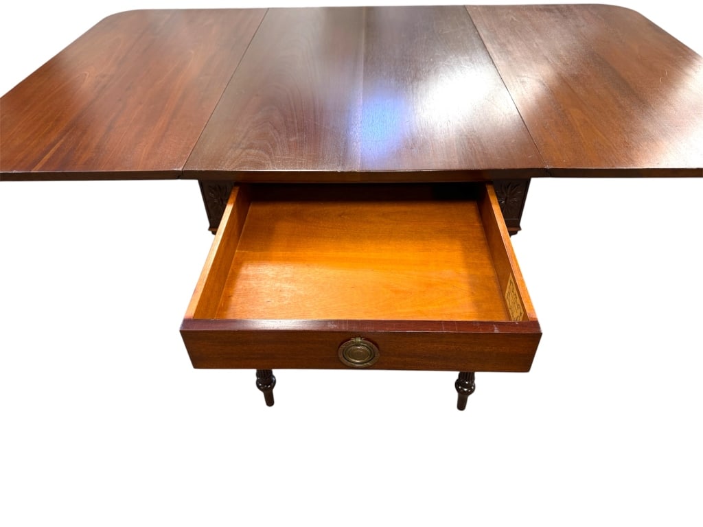 Antique Drop Leaf Table - 4