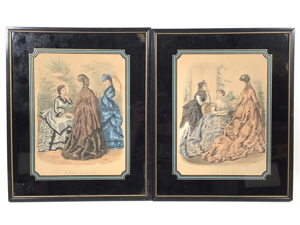 Late 1800s La Mode Illustree Framed Prints (1 of 10)