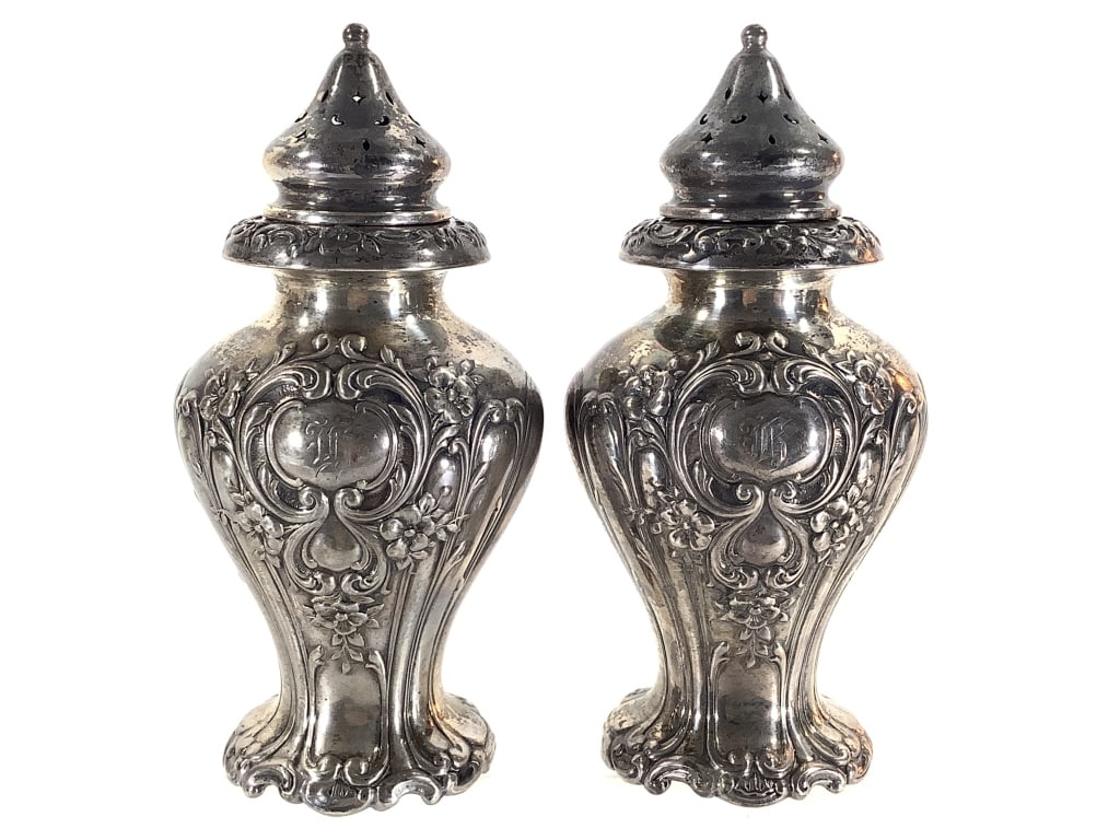 Gorham Sterling Salt & Pepper Shakers A604 (1 of 10)