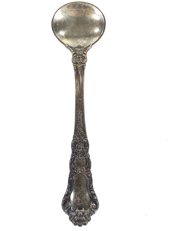 Gorham Sterling Master Salt Cellars w Glass Insert - 13