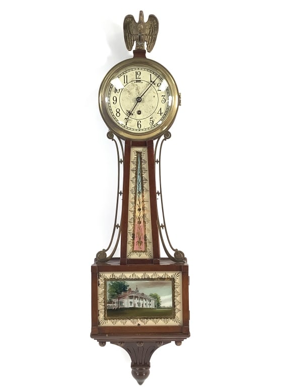 Chelsea Banjo Clock Colonial Revival Mt Vernon (1 of 17)