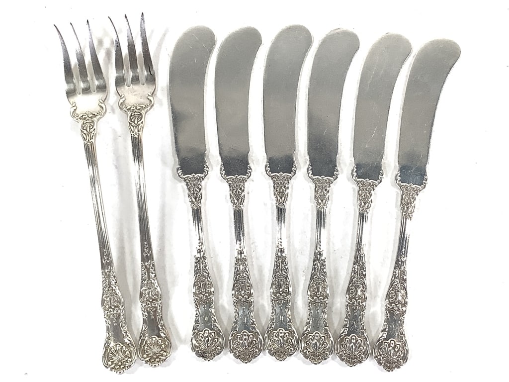 Gorham Sterling H827 Silverware 180g (1 of 8)