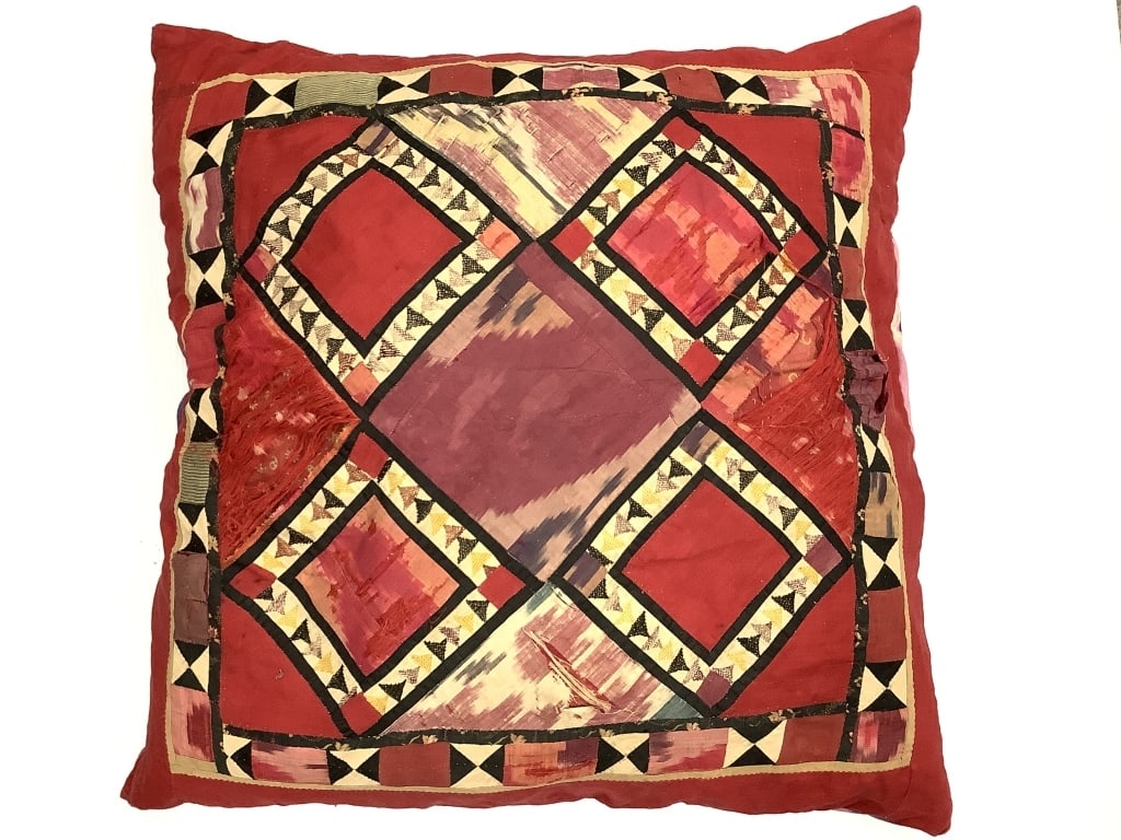 Central Asian Patchwork Pillows, Likely Uzbek - 2