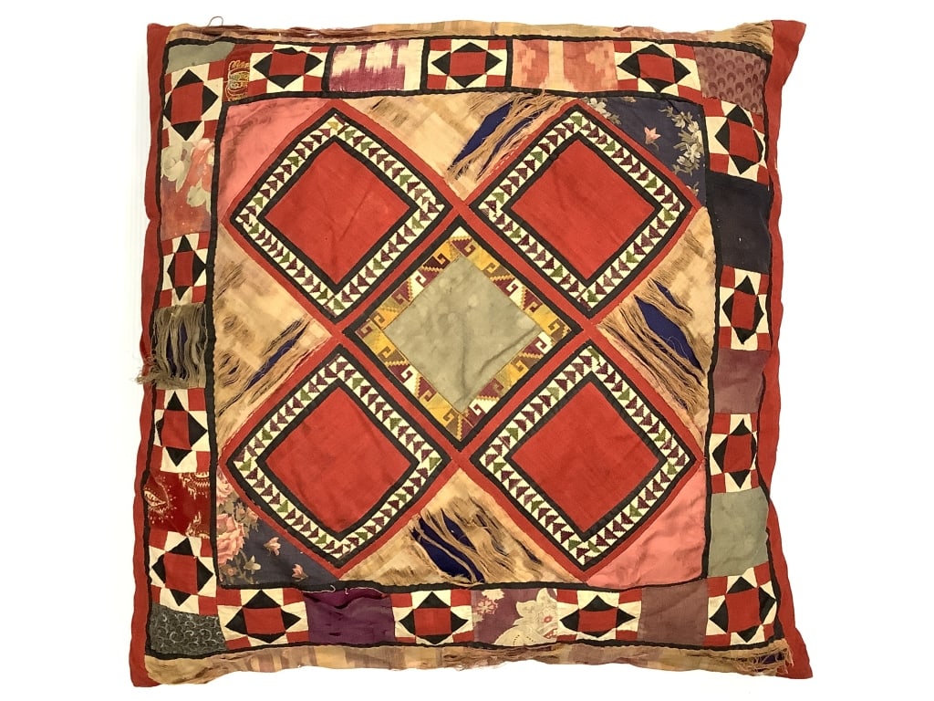 Central Asian Patchwork Pillows, Likely Uzbek - 7
