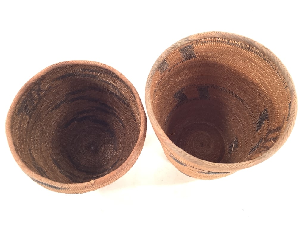 2 Tutsi Lidded Coiled Baskets - 3
