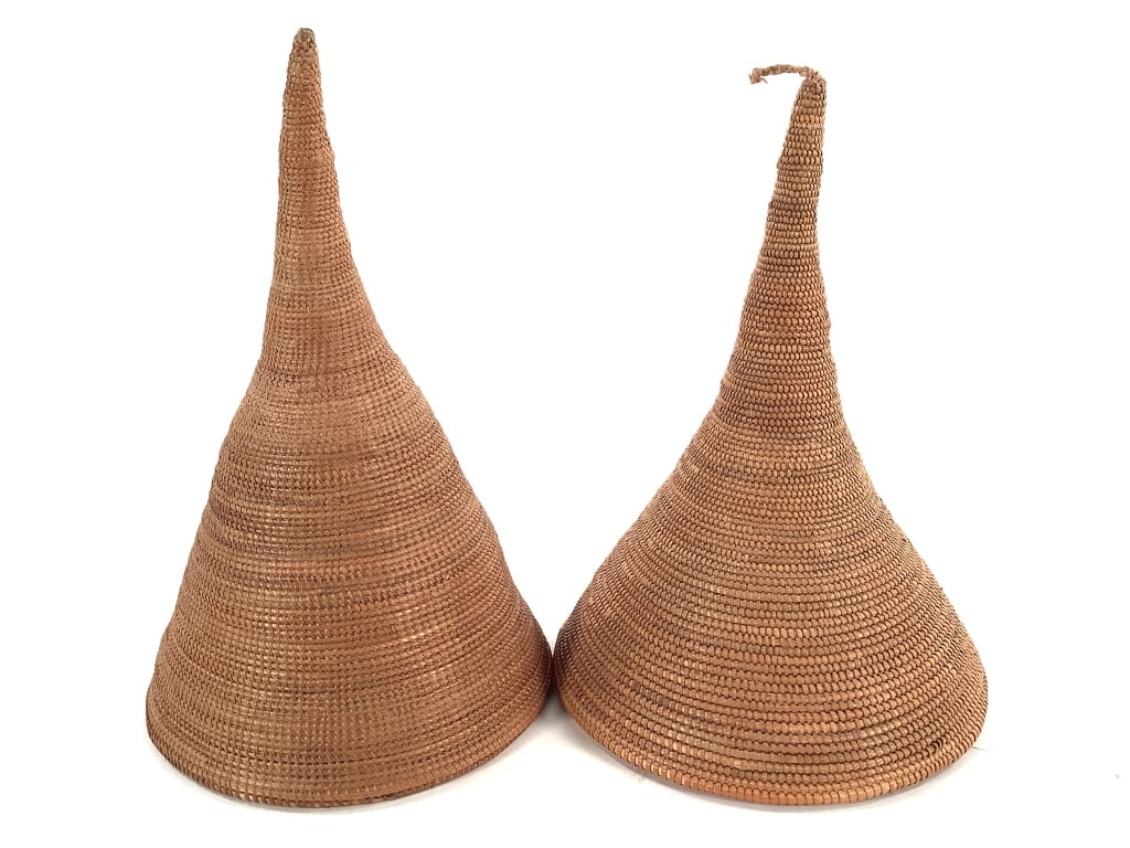 2 Tutsi Lidded Coiled Baskets - 6